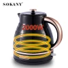 عبر الحدود Sokany1030 يستخدم غلاية المياه الحرارية المنزلية لإغلاق التلقائي للأسماك باللون الأسود Application Scenario